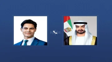 محمد بن زايد يتلقى اتصالًا من رئيس الوزراء الهولندي حول اعتداءات إيران على الإمارات